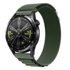 BStrap Nylon Loop řemínek na Xiaomi Amazfit GTR Mini, green