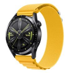 BStrap Nylon Loop řemínek na Xiaomi Amazfit GTR Mini, yellow