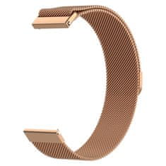 BStrap Milanese řemínek na Xiaomi Amazfit GTR Mini, rose gold