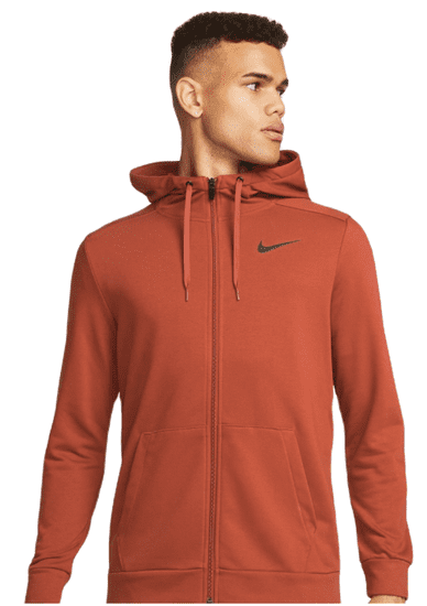Nike NIKE Dri-FIT Hoodie Full zip rugged orange