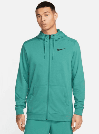 Nike NIKE Dri-FIT Hoodie full zip mineral teal