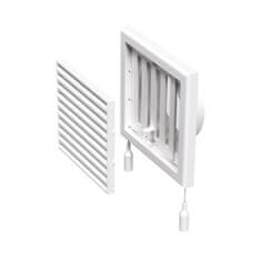 VENTS mřížka větrací MV 120VRs nástavec+regulace ventilační