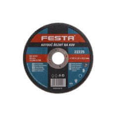 Festa Kotouč řezný FESTA na kov 125x1.0x22.2mm