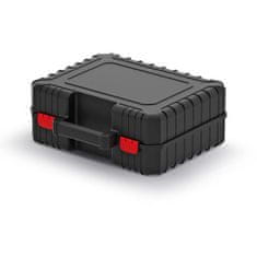 Prosperplast box na nářadí s pěnovou výplní 384x335x144mm HEAVY KHV40P-S411 černý plastový Kistenberg