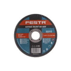 Festa Kotouč řezný FESTA na kov 115x1.2x22.2mm