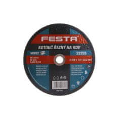 Festa Kotouč řezný FESTA na kov 230x1.6x22.2mm