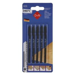 D+N Plátky do přímočaré pily HCS 75/1.3mm 5ks 32440