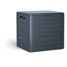 Prosperplast box zahradní 58cm-140l WOODEBOX MBWL140-S433 antracit plastový PROSPERPLAST