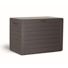 Prosperplast box zahradní 78cm-190l WOODEBOX MBWL190-440U umbra plastový PROSPERPLAST