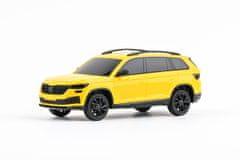 Abrex Plasťáček Škoda Kodiaq FL 1:43 - Žlutá.