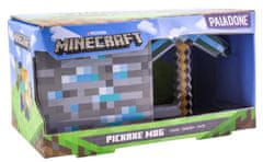 CurePink 3D keramický hrnek Minecraft: Pickaxe (objem 480 ml)