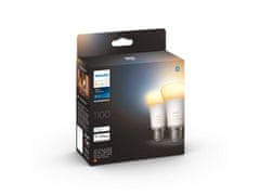 Philips Hue Bluetooth LED White Ambiance set 2ks žárovek Philips 8719514291256 E27 A60 8W 1100lm 2200-6500K stmívatelné