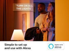 Philips Hue Bluetooth LED White set 2ks filamentových žárovek Philips svíčka 8719514302211 E14 4,5W 300lm 2100K černé, stmívatelné