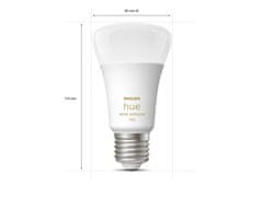 Philips Hue Bluetooth LED White Ambiance žárovka Philips 8719514291119 E27 A60 8W 1100lm 2200-6500K stmívatelná