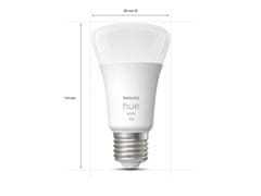 Philips Hue Bluetooth LED White set 2ks žárovek Philips plus Hue Bridge můstek 8719514289116 E27 A60 10W 1055lm 2700K stmívatelné