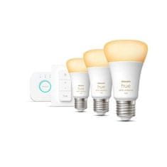 Philips Hue Bluetooth LED White Ambiance set 3ks žárovek Philips plus Hue Bridge plus Hue Switch 8719514291232 E27 A60 8W 1100lm 2200-6500K stmívatelné