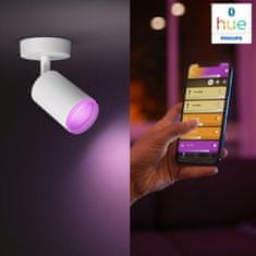 Philips Hue Bluetooth White and Color Ambiance bodové svítidlo Philips Fugato 50632/31/P7 bílé GU10 2x5.5W