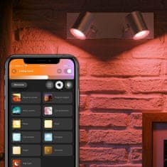 Philips Hue Bluetooth White and Color Ambiance bodové svítidlo Philips Argenta 50622/48/P7 chromové GU10 2x5.5W