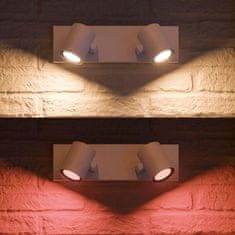 Philips Hue Bluetooth White and Color Ambiance bodové svítidlo Philips Argenta 50622/31/P7 bílé GU10 2x5.5W