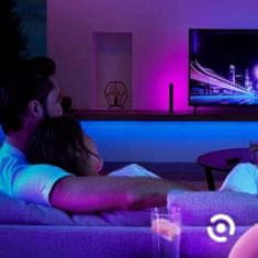 Philips Hue LED Pásek White and Color Ambiance 2m Lightstrips plus Philips BT 8718699703424 25W 1600lm 2000-6500K RGB, bílý se základnou a Bluetooth