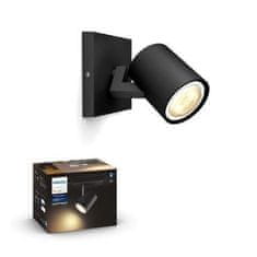 Philips Hue White Ambiance Bodové svítidlo Philips Runner BT 8719514338364 LED GU10 1x5W 350lm 2200-6500K 230V, černé s Bluetooth