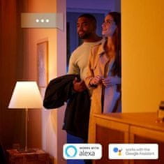 Philips Hue LED Pásek White and Color Ambiance 1m Lightstrips plus Philips BT 8718699703448 11W 800lm 2000-6500K RGB, bílý s konektorem a Bluetooth