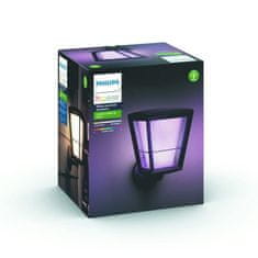 Philips Hue LED White and Color Ambiance Venkovní nástěnné svítidlo Philips Econic 17439/30/P7 černé 2200K-6500K RGB