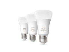 Philips Hue Bluetooth LED White and Color Ambiance set 3ks žárovek Philips 8719514328389 E27 A60 3x6,5W 3x800lm 2000-6500K RGB bílé stmívatelné