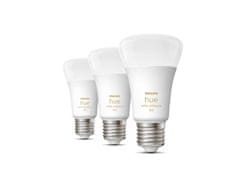 Philips Hue Bluetooth LED White Ambiance set 3ks žárovek Philips 8719514328266 E27 A60 3x6W 3x800lm 2200-6500K bílé stmívatelné