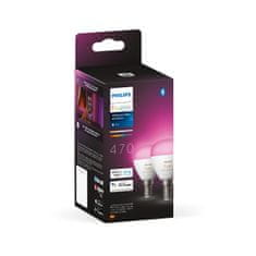 Philips Philips HUE SET 2x WACA LED Luster žárovka E14 5,1W 470lm 2000-6500K RGB IP20, stmívatelné