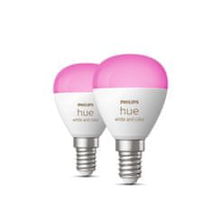 Philips Philips HUE SET 2x WACA LED Luster žárovka E14 5,1W 470lm 2000-6500K RGB IP20, stmívatelné