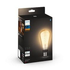 Philips Philips HUE white LED Filament žárovka E27 ST72 7W 550lm 2100K IP20, stmívatelná