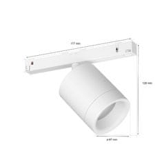 Philips Philips HUE Perifo bodové světlo do lištového systému LED WACA 5,2W 510lm 2000-6500K RGB, bílá