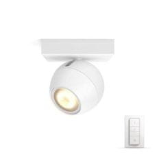 Philips Hue White Ambiance Bodové svítidlo Philips Buckram BT 50471/31/P6 LED GU10 1x5W 350lm 2200-6500K 230V, bílé s dálkovým ovladačem a Bluetooth