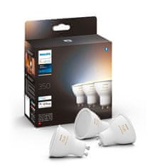 Philips Hue Bluetooth LED White Ambiance set 3ks žárovek Philips 8719514342804 GU10 4,3W 350lm 2200-6500K stmívatelné