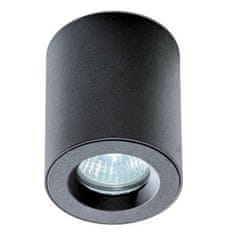 AZZARDO Koupelnové stropní bodové přisazené svítidlo AZzardo Aro black AZ2558 GU10 1x50W IP54 černé