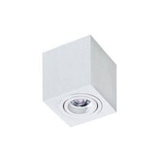 AZZARDO Stropní bodové přisazené svítidlo AZzardo Brant Square white AZ2824 GU10 1x50W IP20 9cm bílé