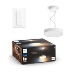 Philips Hue Bluetooth LED White Ambiance Závěsné svítidlo Philips Enrave 41162/31/P6 33,5W 4300lm 2200-6500K IP20 bílé. stmívatelné s dálkovým ovladačem