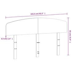 Vidaxl Čelo postele 150 cm masivní borové dřevo