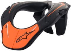 Alpinestars chránič krku NECK SUPPORT dětský černo-oranžovo-bílý