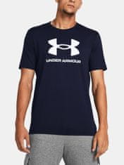 Under Armour Tričko UA SPORTSTYLE LOGO UPDATE SS-BLU XS