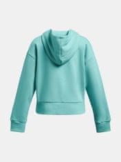 Under Armour Mikina UA Rival Fleece Crop Hoodie-GRN M