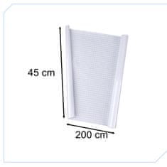 WOWO Stíratelná Samolepící Tabule 45x200cm s Fixy - Suchá Aplikace