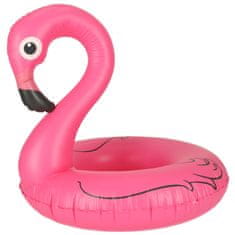 WOWO Dětský nafukovací plavecký kruh Flamingo 90cm, vhodný do 6 let