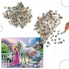 WOWO Puzzle CASTORLAND My Friend Unicorn - 300 dílků, vhodné pro děti 8+ let