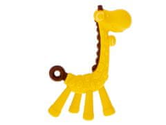 KIK KX5357 Silikonové kousátko žirafa žlutá