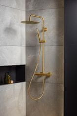 KFA armatura Moza premium termostatický sprchový set, kartáčované zlato (5736-920-31)