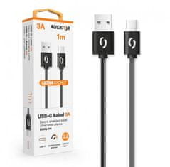 Aligator Datový kabel POWER 3A, USB-C 1m černý