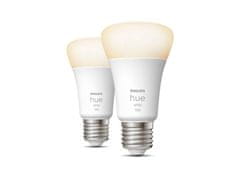 Philips Hue Bluetooth LED White set 2ks žárovek Philips 8719514289192 E27 A60 9,5W 1055lm 2700K stmívatelné