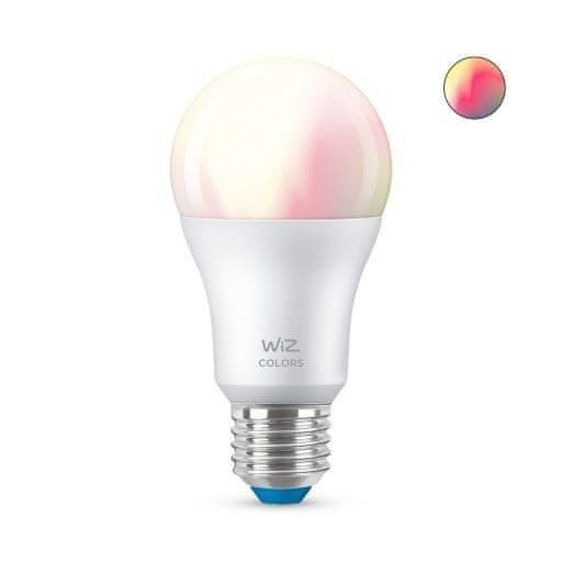 WiZ LED Žárovka WiZ Colors 8718699787059 E27 A60 8-60W 806lm 2200-6500K, RGB 16 mil. barev, stmívatelná